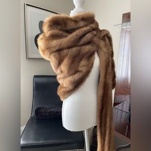 Vintage Fur Shawl